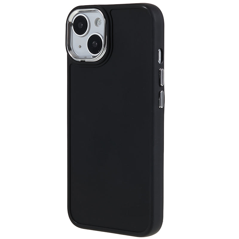 Soft TPU Case for iPhone 14 Anti-drop Phone Cover with Metal Lens Frame Metal Button Cover Soft TPU Case for iPhone 14 Anti-drop Phone Cover with Metal Lens Frame Metal Button Cover